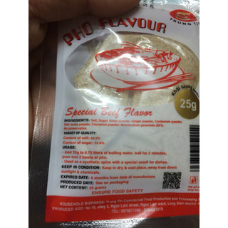 Gia vị phở Trung Tín (đầu bò) gói 25gr