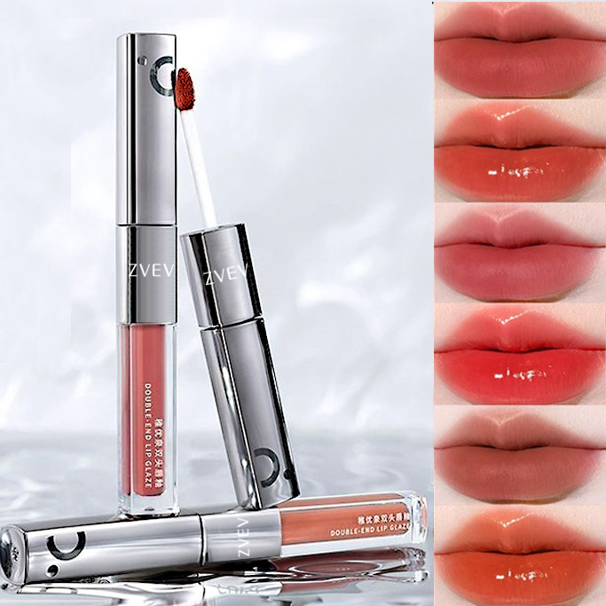 Son môi hai đầu hai trong một tráng gương mờ bùn chống dính cốc son môi làm trắng không phai | BigBuy360 - bigbuy360.vn