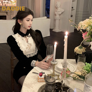 DAODIE áo sơ mi nữ áo kiểu hàn quốc thanh lịch tráng lệ Thoải mái trendy WSQ2430JYK 35Z240830