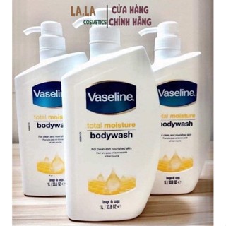 Sữa tắm dưỡng ẩm Vaseline Total Moisture Body Wash 1000ml