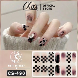 Phong Cách Mới Miễn Phí Nướng Gel Dán Móng Tay Hoa Bướm Chống Thấm Nước Dán Móng Tay Full Dán Mùa Hè Sơn Móng Tay Phim Dán