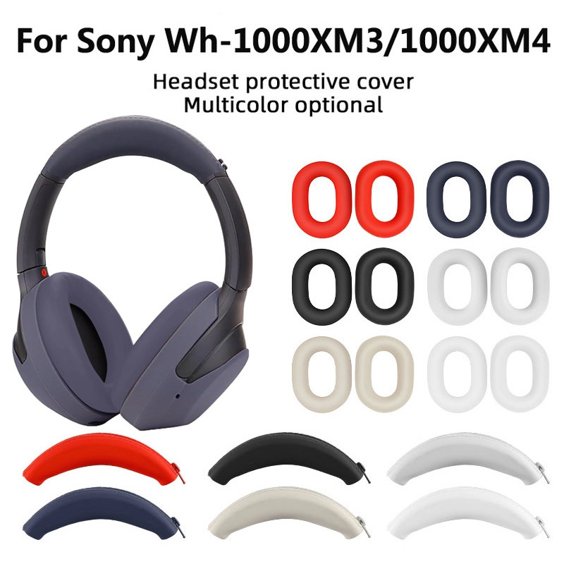 3 Cái / bộ Vỏ Tai Nghe Silicon Cho Tai Nghe Sony WH-1000XM4 WH-1000XM3, Vỏ Tai Mềm, Phụ Kiện Tai Nghe Silicon