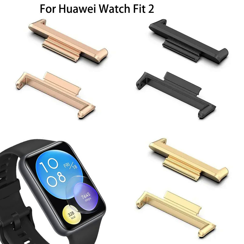 2 Đầu Nối Kim Loại Cho Đồng Hồ Huawei Phù Hợp Với 2 Vòng Tay Thay Thế Kết Nối Adapter Cho Huawei Wat