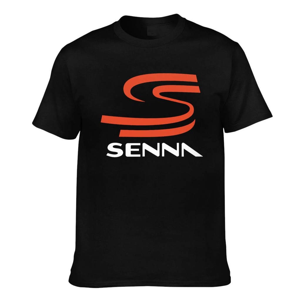 Cotton nguyên chất Áo thun nam Ayrton Senna chất lượng tốt