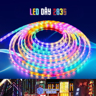 Đèn LED Dây 2835 Đa Sắc, Siêu Sáng Và Chống Nước, Thích Hợp Cho Việc Hắt Trần Và Quấn Cây, Trang Trí