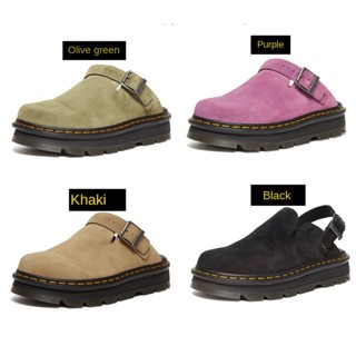 Dép sục nam nữ Dr marten ZebZag Giày Muller bít mũi dép lê đế dày thời trang thường ngày