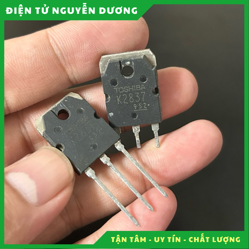 Mosfet K2837 tháo máy chính hãng Toshiba chất lượng tốt đã được kiểm tra kỹ trước khi bán