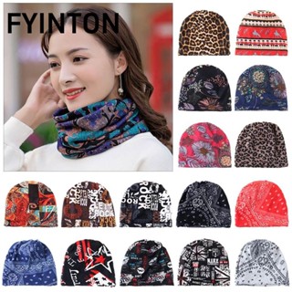 FYINTON Mũ đội đầu làm khăn quàng cổ/khăn che mặt bằng vải cotton chống gió giữ ấm mùa đông khi đạp xe ngoài trời cho nam và nữ