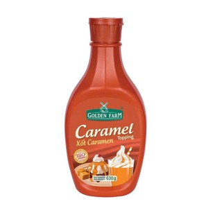 Sốt Caramel Golden Farm chai  630G
