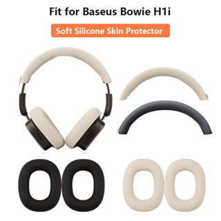 2 Cái / bộ Miếng Đệm Tai Nghe Silicon Dành Cho Tai Nghe Baseus Bowie H1i, Cho Phụ Kiện H1i Silicone Mềm Da Bảo Vệ