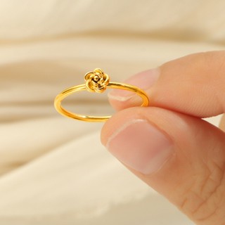 Thép Titan Ba Chiều Hoa Hồng Nhẫn Thép Không Gỉ Nhẫn Bông Tai Bộ Trang Trí Bán Chạy Phụ Kiện Quà Tặng Bán Buôn