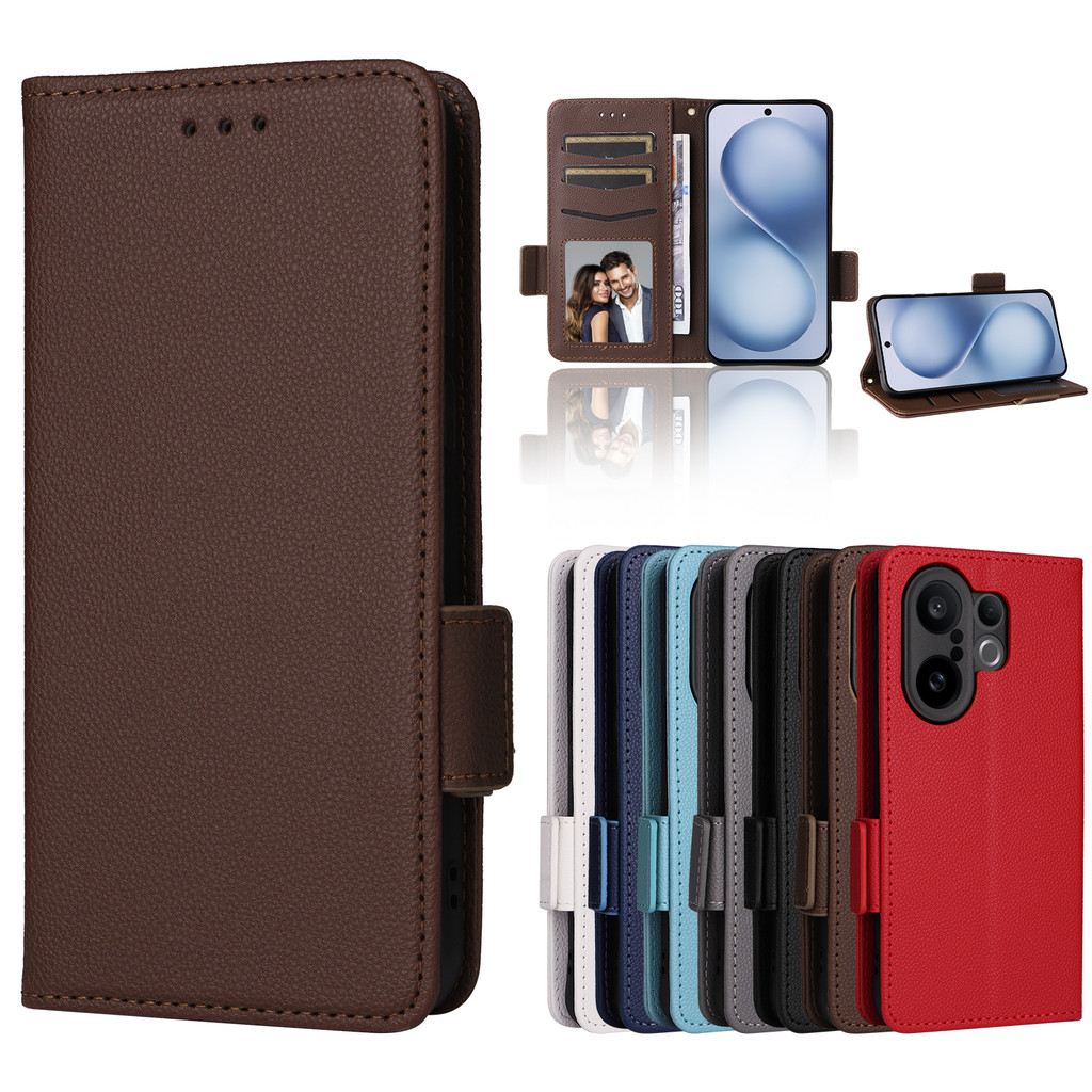 Vivo X200 FE 5G Da Lật Dành Cho Vivo X200 FE 5G Ultra X200 ProMini X200FE 2025 Vỏ Điện Thoại Khe Cắm