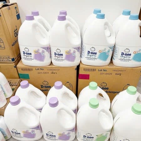 can nước giặt quần áo D-nee - Yellow Moon - Lovely Sky- Organic Aloe Vera- Honey Star 3000ML