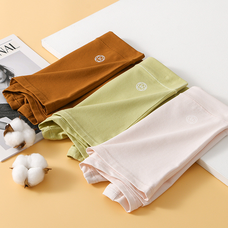 Quần Lót Cotton Màu Trơn Quần Lót Nữ Slim-fit Boxer Đơn Giản Thoáng Khí Nữ Boxer Quần Đùi A62