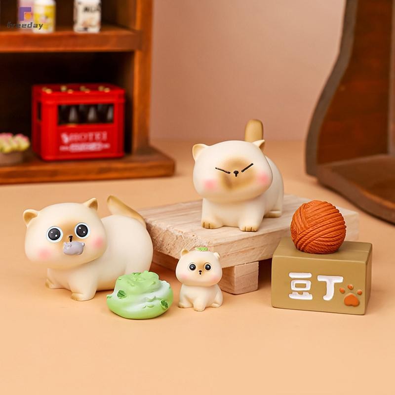 Có sẵn Kawaii Azuki Blind Box Bean Curd Small Siam Daily Series Búp bê nhựa Hộp bí ẩn dễ thương Bộ n