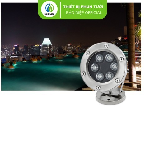 Đèn LED âm nước 6w chân đế hắt