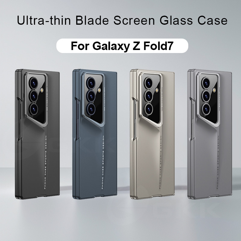 Ốp lưng Capa siêu mỏng Blade Armor cho Samsung Galaxy Z Fold 7 6 5 Matte Hard Cover cho Galaxy Z Fol