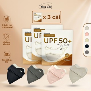 [Combo 3 Cái] Khẩu trang Unicare UV-Proof Mask Khẩu Trang Chống Tia UV Chống Nắng 2 Lớp Mềm Mịn