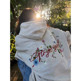  Áo Hoodie xám tiêu nữ girl phố dài tay style âu mỹ fashion xinh mùa thu salute local brand 