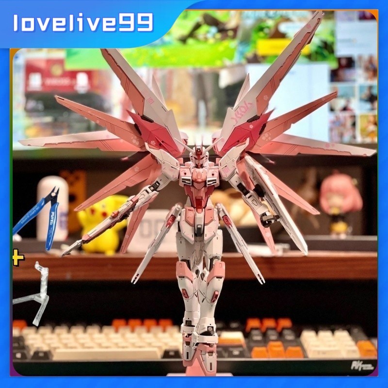 (Hỏa Tốc)Mô hình Gundam  Freedom Sakura Fighter Revive 192A Pink Hồng Mô hình nhựa 1/144