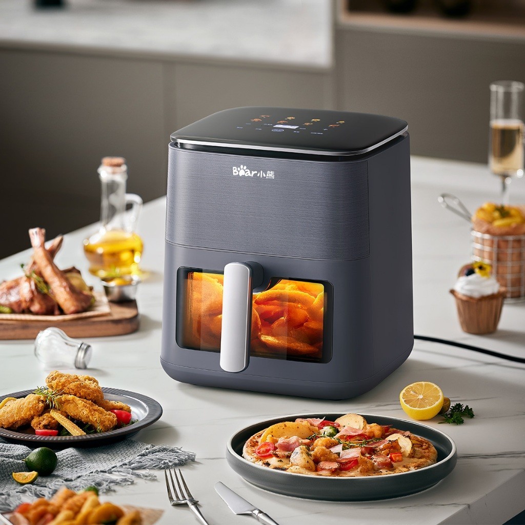 Nồi Chiên Không Dầu 6,2L Bear QZG-H16R3 (AF-4H16K) | 1600W - Thiết Kế 4D - Bảo Hành 18 Tháng