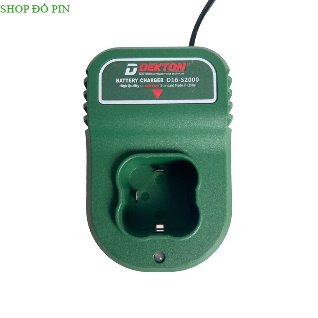 Sạc đế 16.8V DEKTON D16-S2000 cho pin hệ D16 Dekton / chính hãng Sài Gòn đồ pin