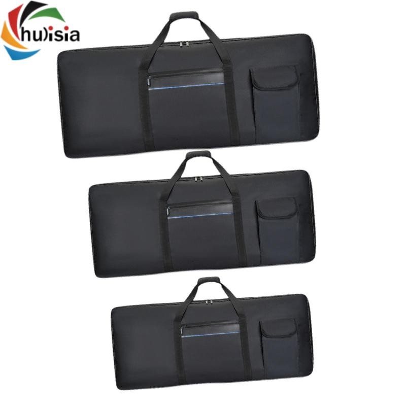 chulisia Túi đựng bàn phím đàn Piano 61 phím chống có dây đeo ba lô