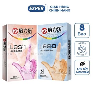  Bao Cao Su Ngón Tay Có Gai.bao Ngón Tay Cao Su Siêu Mỏng Bcs Ngón Tay 1 Hộp 8 Cái 