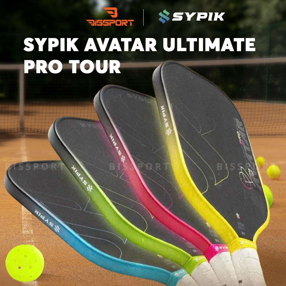 Vợt Pickleball Sypik Avatar 16mm Chính Hãng -Toàn Diện - Kiểm Soát Đường Bóng - Mặt Carbon Fiber T70