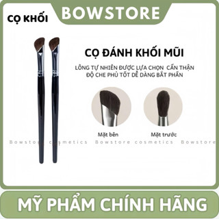  Cọ quạt đánh khối và bắt sáng mũi chuyên nghiệp Cọ Khối Cọ Xéo Đánh Khối Mũi Đầu Vát Dẹt Lông Mềm 