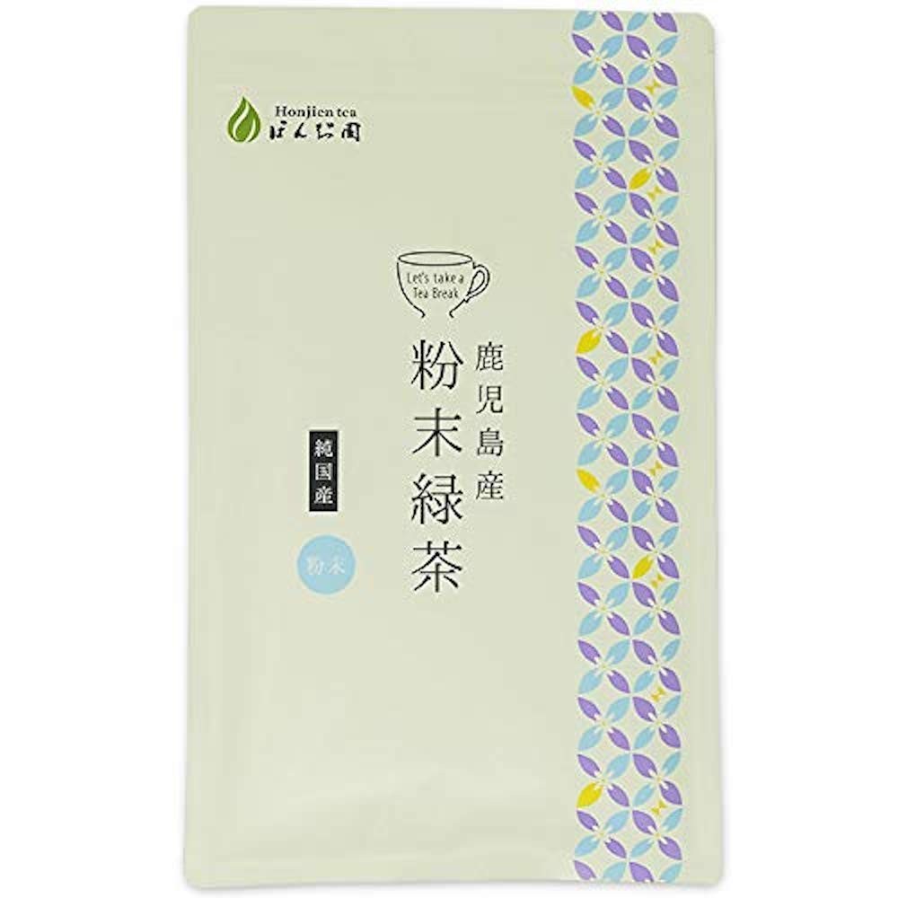 Honjien Tea - Kagoshima Powdered Green Tea - Japanese Matcha - Edible Tea Leaves - Various Sizes Ava