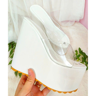 Dép xuồng nữ cao 15p size 34 đến 40, siêu nhẹ chân, gót màu trơn ,đúp trước 7p,êm chân,cô dâu đi bàn tiệc,mặc áo dài