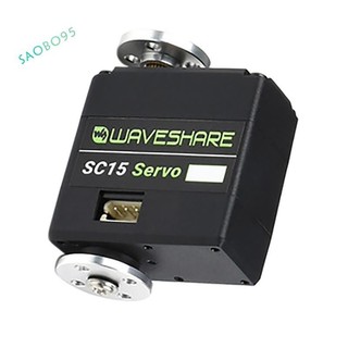 Sc15 Servo 17Kg.cm Mô-men xoắn cao có thể lập trình Serial Bus Servo Bánh răng kim loại có độ chính xác cao 180° Góc xoay Servo