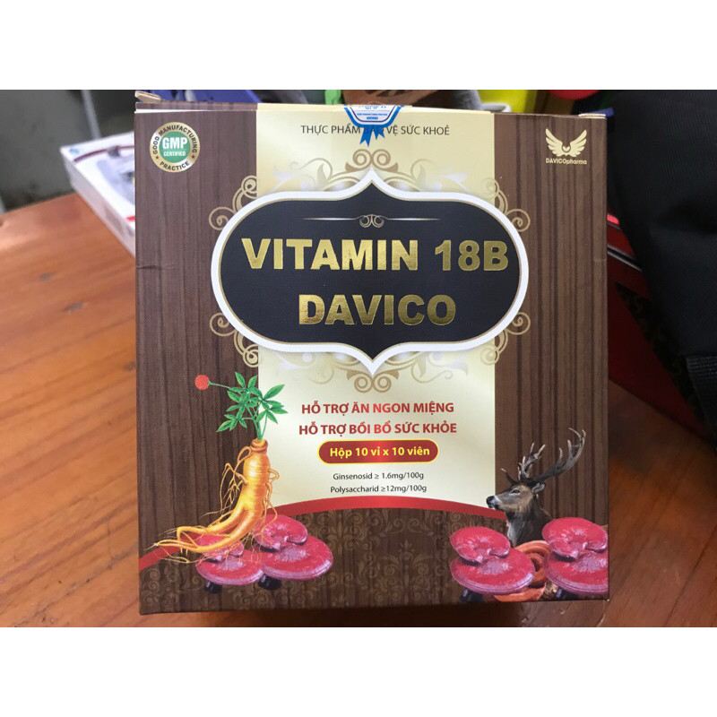 VITAMIN 18B Davico ( hộp 100 viên )