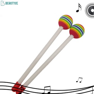 Đẹp| 1 Cặp Trẻ Em Beaters Bộ gõ Tay Tròn Trống Mallet Cho Trống Xylophone