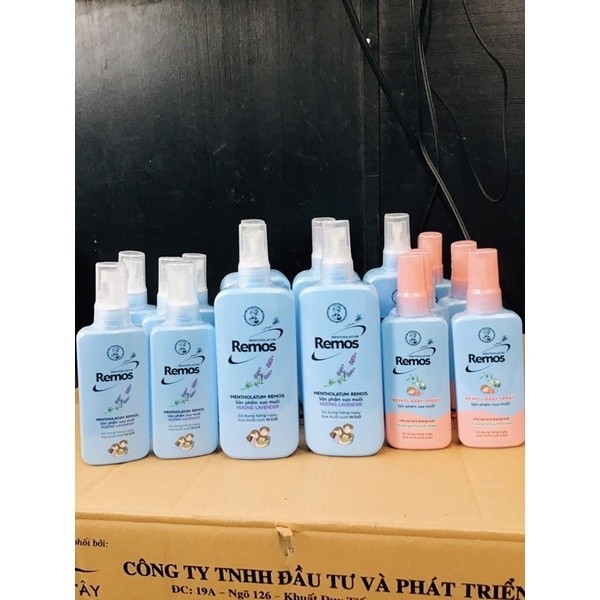 Remos chống muỗi dạng kem, và xịt đuổi muỗi hương lavender, sả chanh, cam an toàn cho cả trẻ em và người lớn