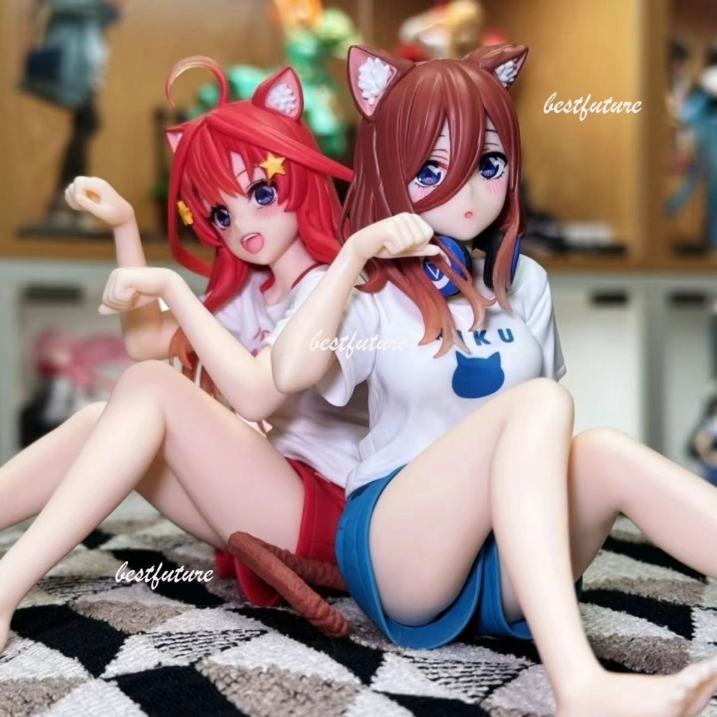 Tinh hoa Quintuplets Nakano Nino Nakano Miku Nakano Ichika Nhân vật hành động Mô hình trang trí máy 