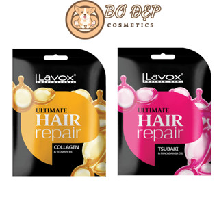 Kem Ủ Hấp Tóc Lavox Phục Hồi Tóc Cùng Collagen, Tsubaki Và Vitamin B5 Hair Repari 20g
