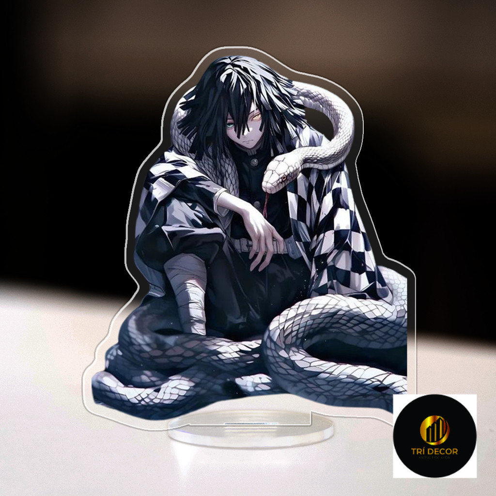 Mô Hình Standee, Móc Khoá Iguro Obanai Kimetsu No Yaiba Manga Anime Qùa tặng bạn bè