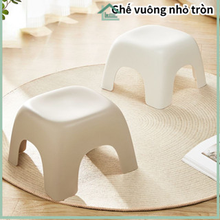 Ghế đẩu nhỏ dày phân thấp, ghế nhựa, ghế thay giày trẻ em