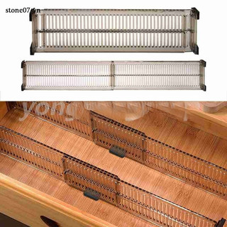 Set 2 Tấm Chia Ngăn Tủ Quần Áo Màu Đen Trong Suốt Tùy Chỉnh Tiện Dụng DIY