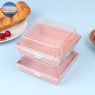 Hoeaden 10 Chiếc Giấy Charcuterie Hộp Có Nắp Rõ Ràng Hộp Bánh Sandwich Vuông Để Đi Hộp Đựng Thực Phẩm Cho Món Tráng Miệng Dâu Tây VN