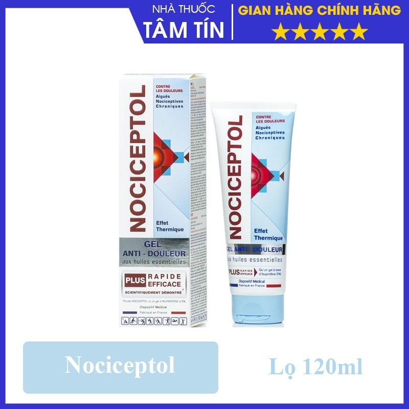 Nociceptol Gel ( Pháp ) - chống viêm, giảm đau nhanh và hiệu quả