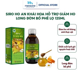 Siro ho An Khái Hoa hỗ trợ giảm ho long đờm bổ phế dung tích 125ml