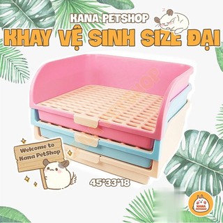 Khay Vệ Sinh Cho Thỏ 🐹FREESHIP🐹 Khay Vệ Sinh Chuột Lang Size Đại Cho Thỏ, Bọ ....