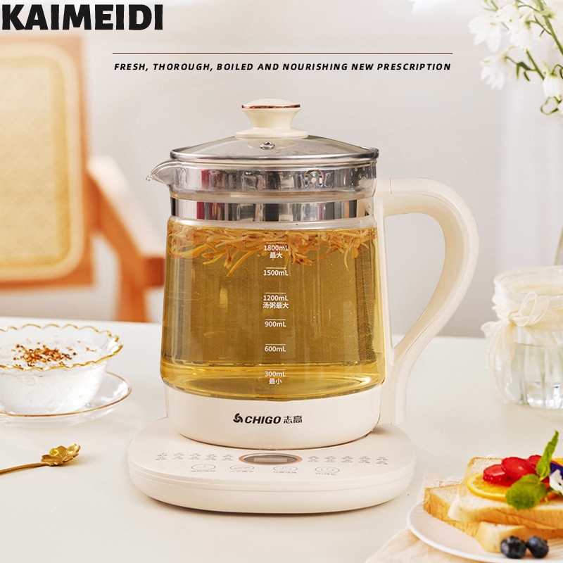 Kaimeidi Ấm đun nước điện gia đình ấm đun nước sức khỏe đa chức năng Máy pha trà văn phòng 1.8L ấm đun nước nhiệt độ không đổi