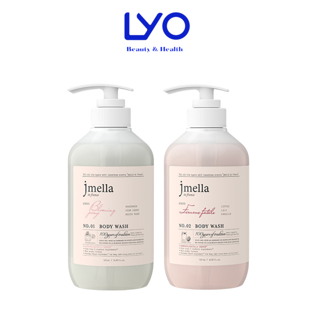 Sữa Tắm Dưỡng Ẩm Hương Nước Hoa Jmella In France Body Wash Hàn Quốc 500ml & 1000ml