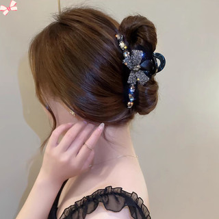Đen Lãng Mạn Lấy Kẹp Tóc Nữ Đầu Cá Mập Lớn Kẹp Mũ