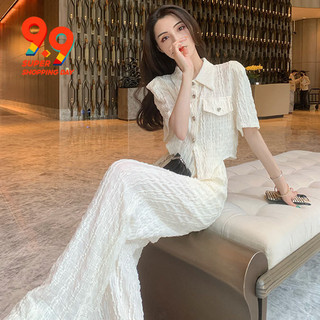  Bộ Đồ Nữ Mùa Hè Phong Cách Mới Tính Khí Cao Cấp Niche Thiết Kế Thời Trang Mỏng Hơn Nhìn Pháp Hai Mảnh Phù Hợp Với Nữ