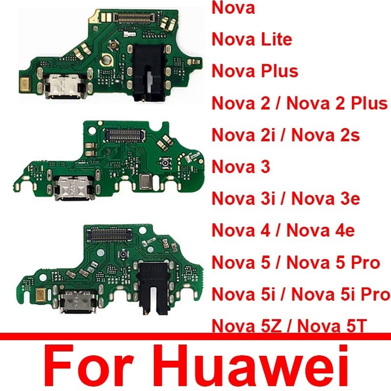 Dành Cho Huawei Nova Lite 2 Plus 2 3 4 2S 2i 3i 3e 4e 5Z 5T 5 5i Pro Cổng Sạc USB Ban Sạc Ban Với Mi